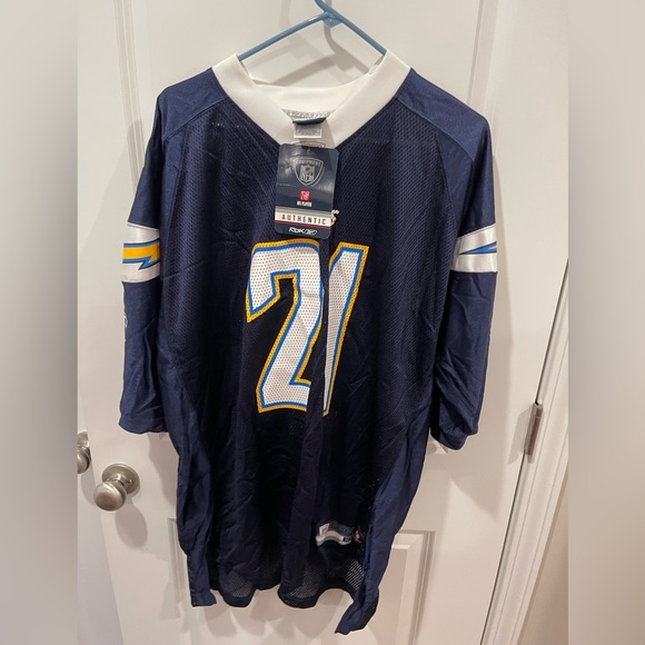 NFL San Diego Chargers NWT XXL Reebok Ladainian Tomlinson #21 Reebok home Jersey - Picture 9 of 12